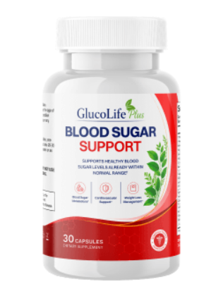 GlucoLife+ Blood Sugar Support Bottle