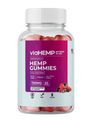 Via HEMP Gummies Bottle