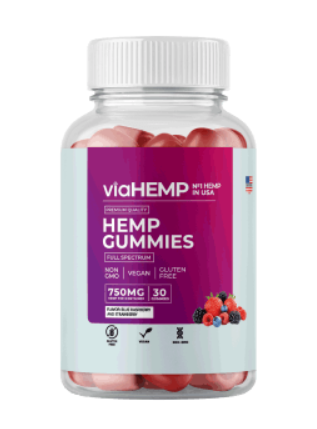 Via HEMP Gummies Bottle